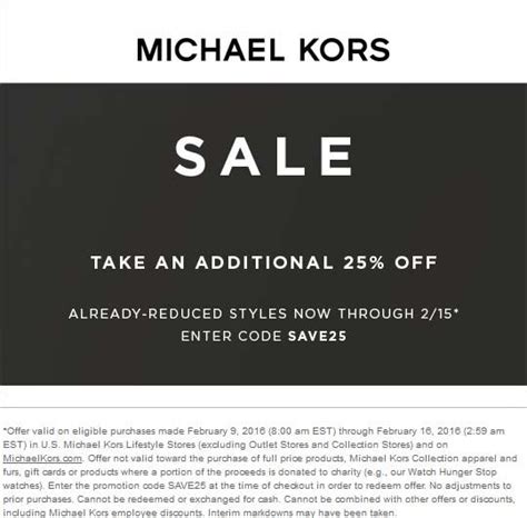 michael kors discount codes|michael kors promo code today.